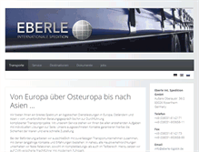 Tablet Screenshot of eberle-logistik.de